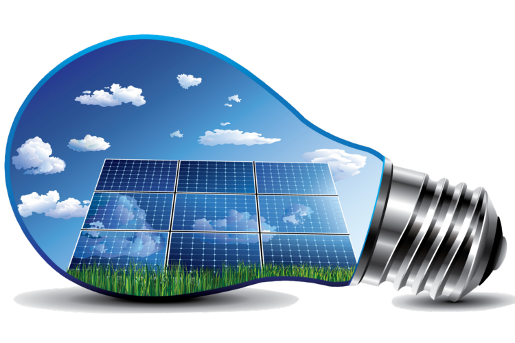 ampoule et solaire